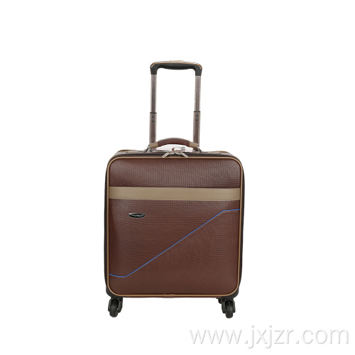 Attractive super mute pu luggage case